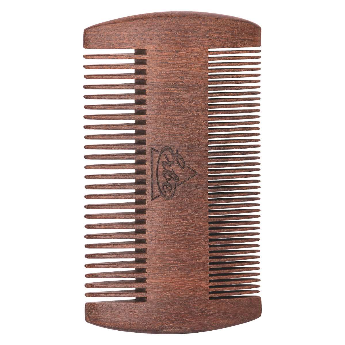 Erbe Solingen beard comb double-sided sandalwood – Image 4