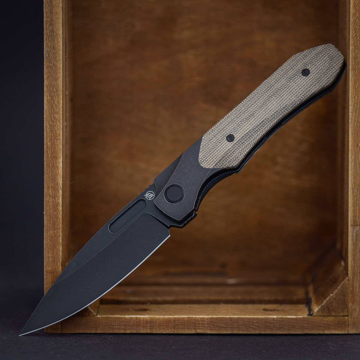 Combat Beads X-Series Bolster Lock Micarta Olive Combat Beads X-Series Bolster Lock Micarta Olive