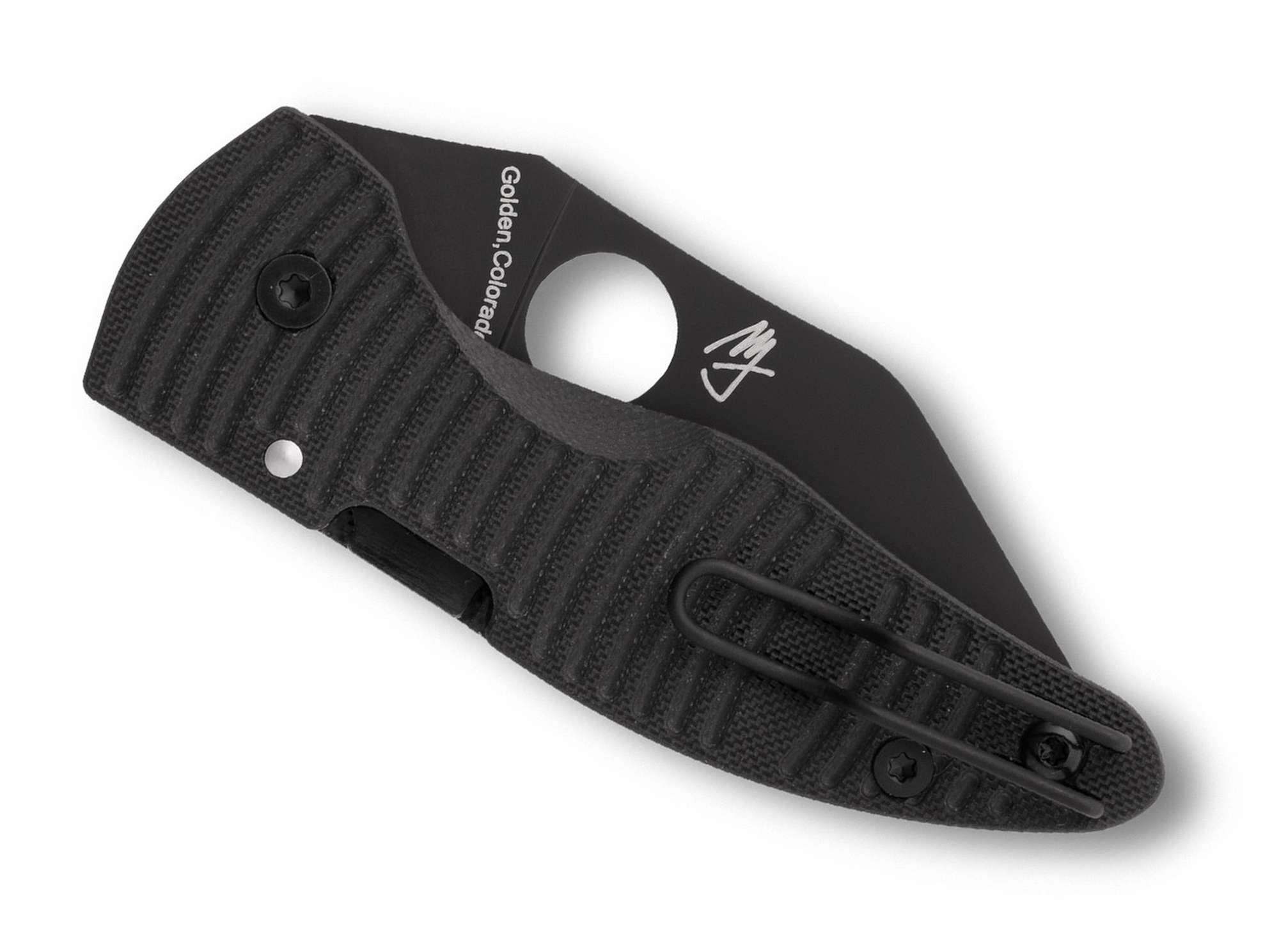 Spyderco MicroJimbo Salt MagnaCut G10 All Black – Image 1