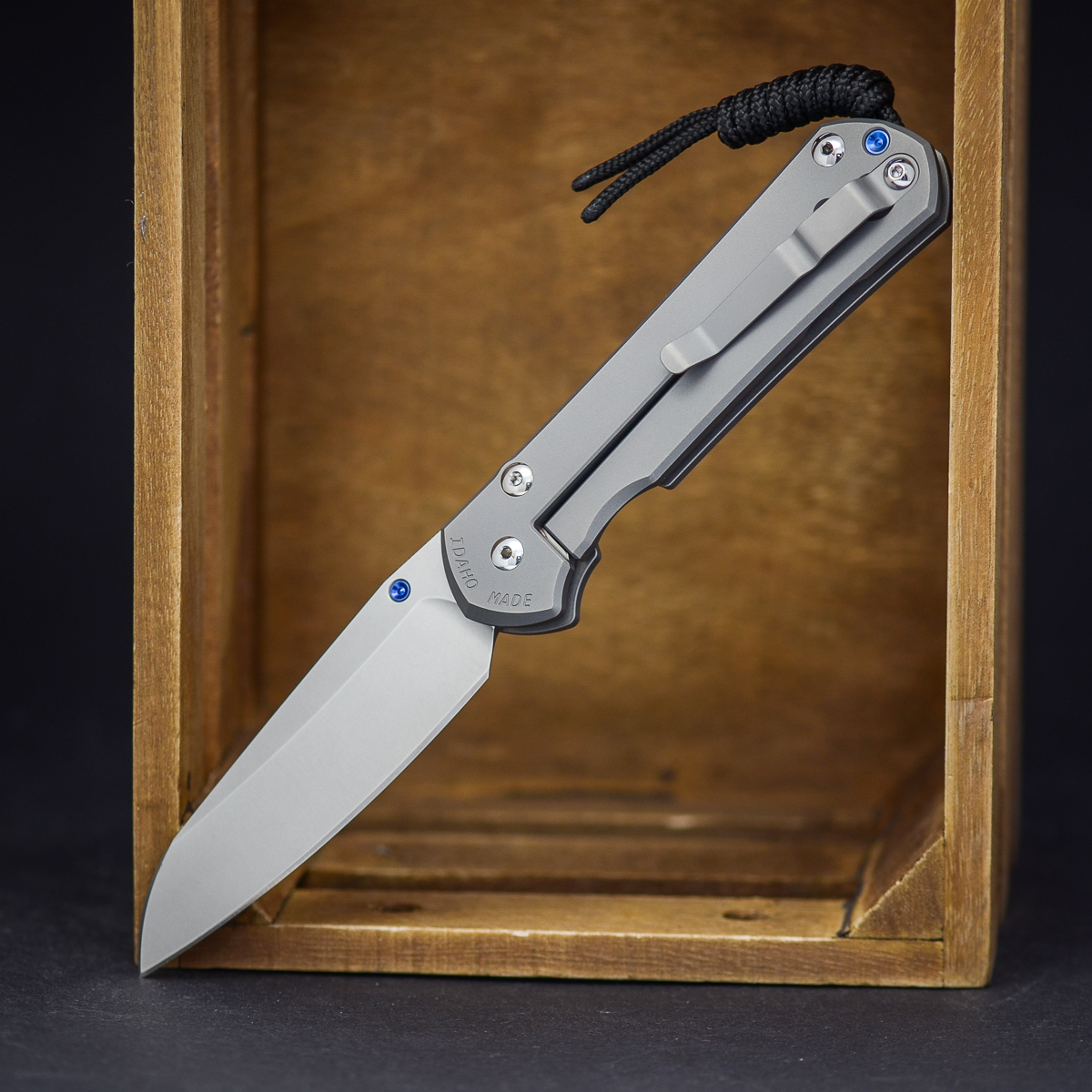 Chris Reeve Sebenza 31 Glass Blast Lefthand Klinge, Messer, Waffe, Dolch