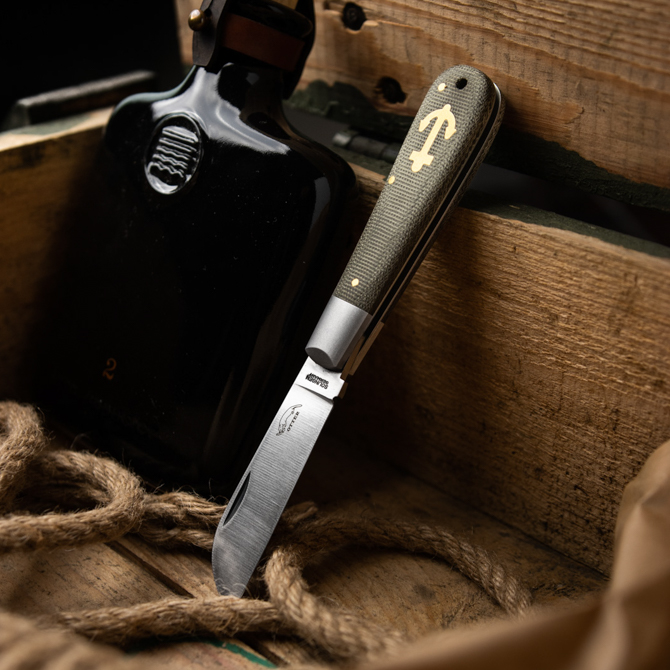 Otter Anchor Knife Micarta Knife Lounge Exclusive