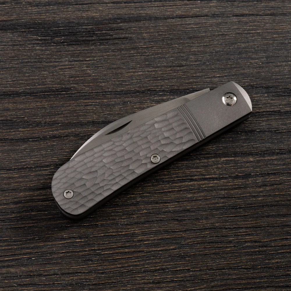 Jack Wolf Knives Laid Back Jack Titanium Jigged – Image 1