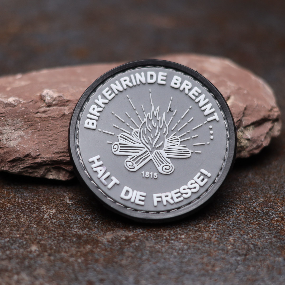 Ruhrpott Outdoor Patch "Birkenrinde brennt"