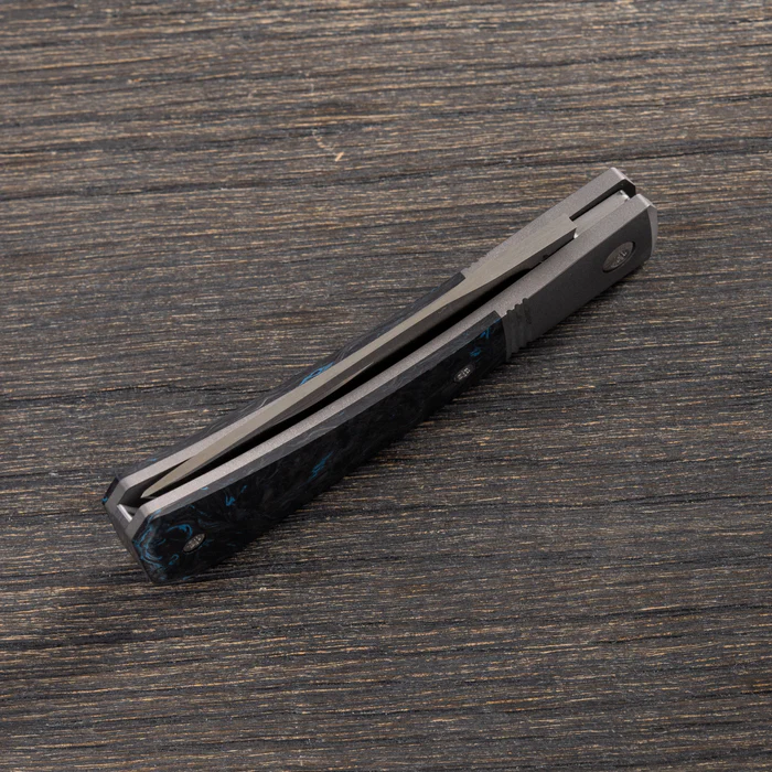 Jack Wolf Knives Pioneer Jack Fat Carbon Dark Matter Blue  – Image 5