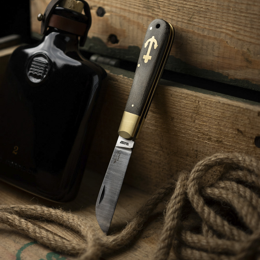 Otter Anchor Knife Micarta Knife Lounge Exclusive V2 Klinge, Messer, Waffe