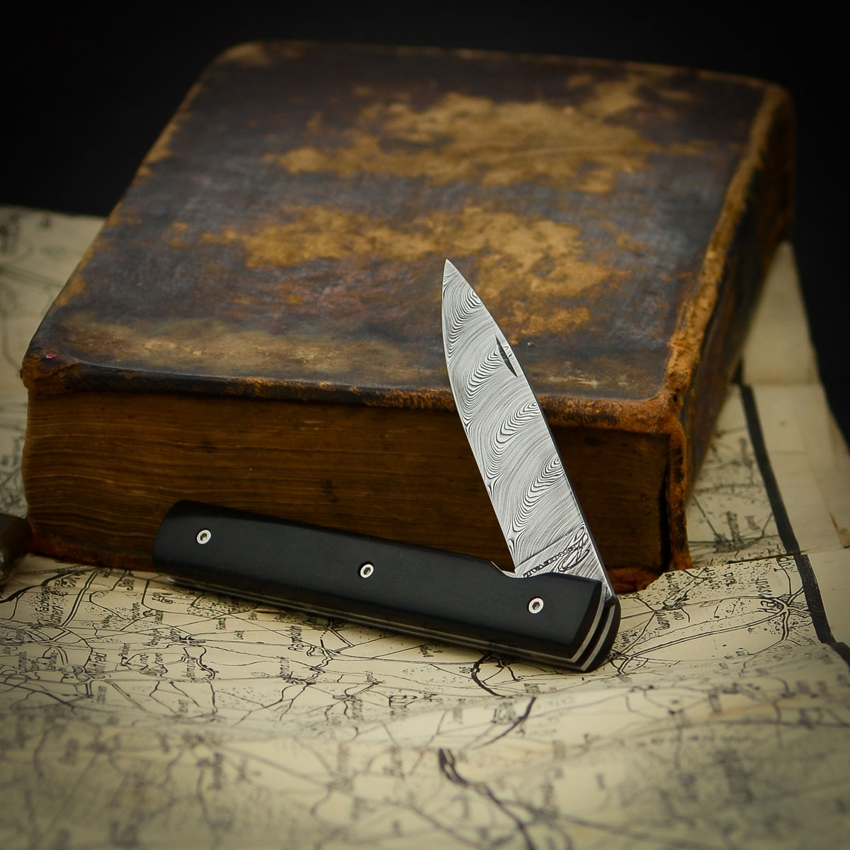 Perceval Le Francais Damascus Ebony