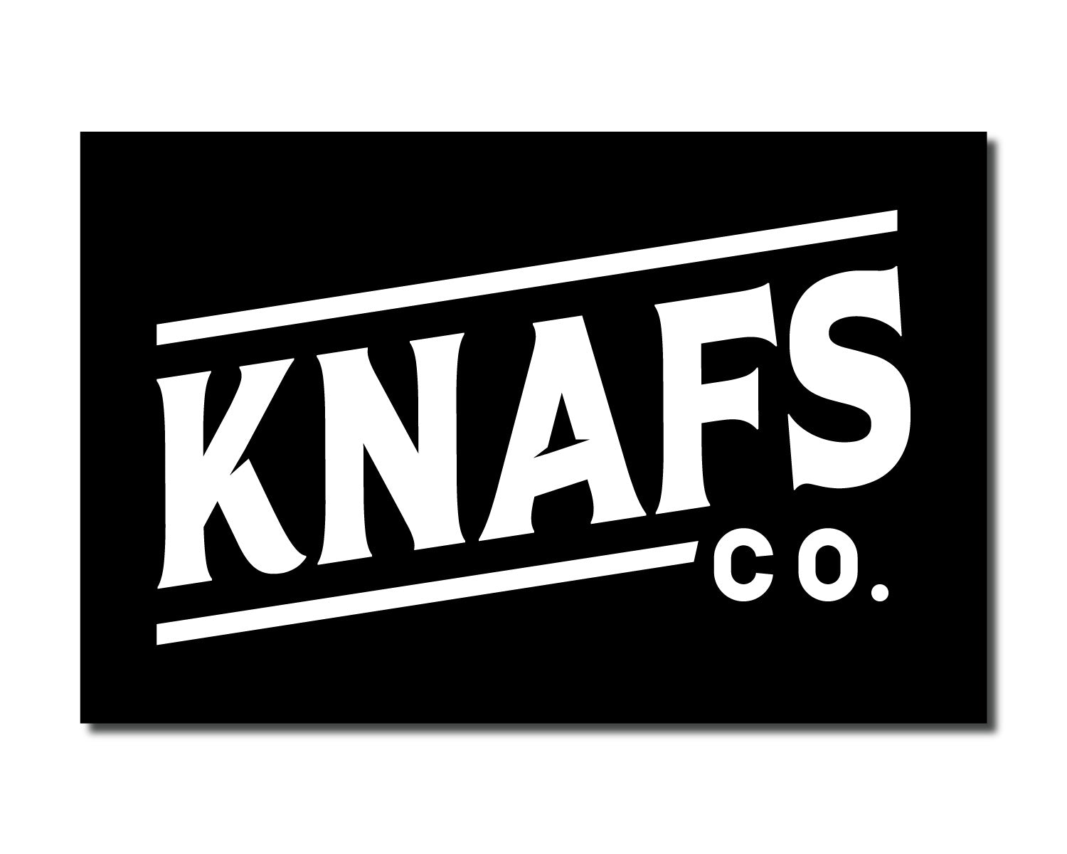Knafs Blackout Sticker