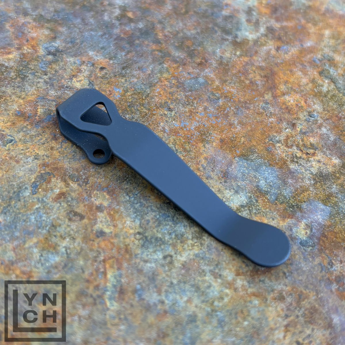Lynch Deepcarry-Clip Titanium Sandwashed for Benchmade/ Emerson/ ProTech – Image 1