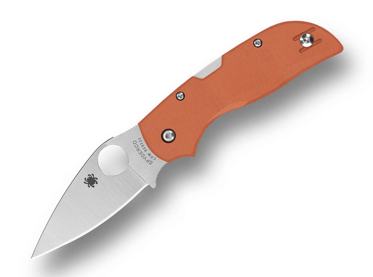 Spyderco Chaparral CPM REX 121 Orange G10 PlainEdge – Image 1