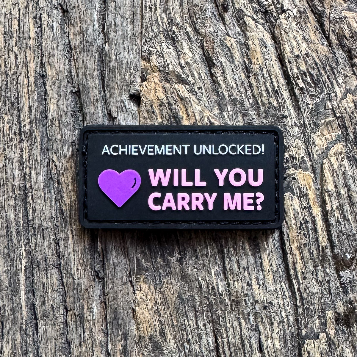 Will You Carry Me? Achievement Patch