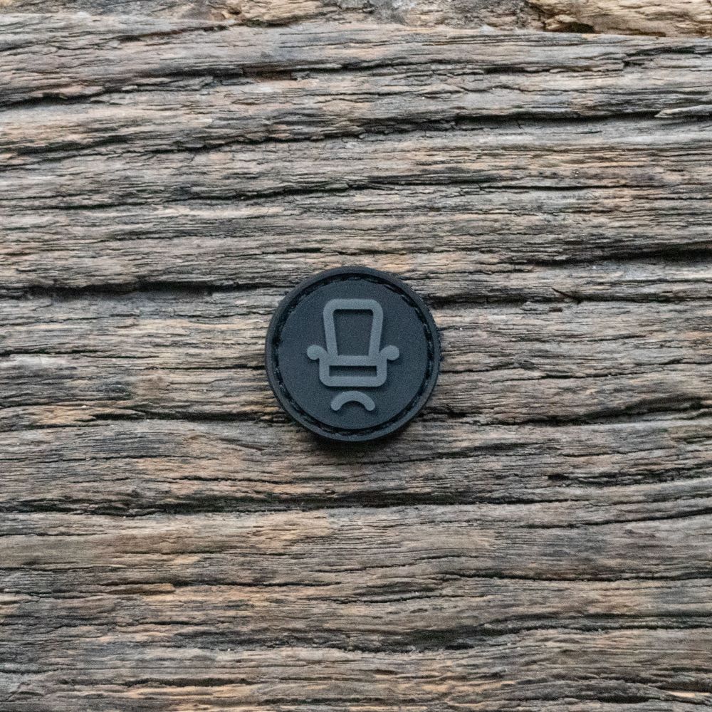 Knife Lounge Logo Patch Black Knife Lounge Logo Patch Black