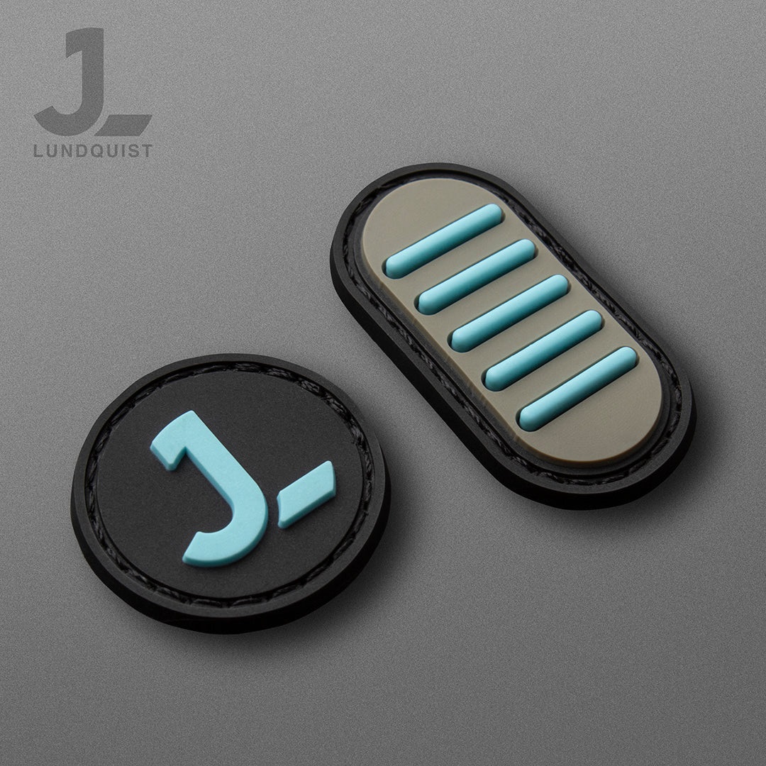 LogoPatchJustinLundquist Justin Lundquist Logo & 5 Slot Motif Patch Set