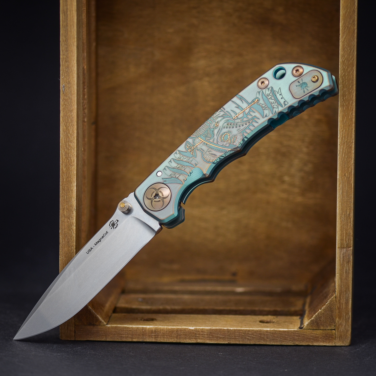 Spartan Blades Harsey Folder 4" Special Edition Plague Doctor (Green Edition)