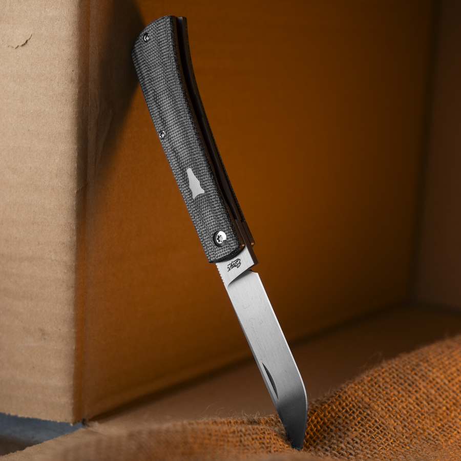 Esnyx Silver Line Workhorse Front Flipper Klinge, Messer, Waffe, Besteck