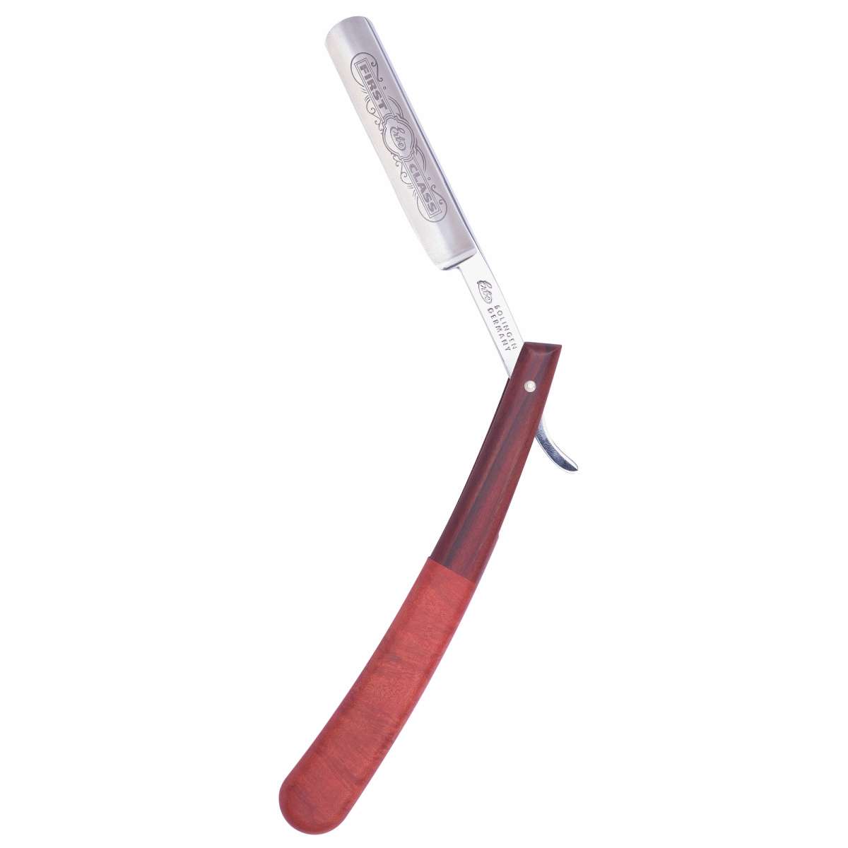 Erbe Solingen razor 5/8" burl wood – Image 1