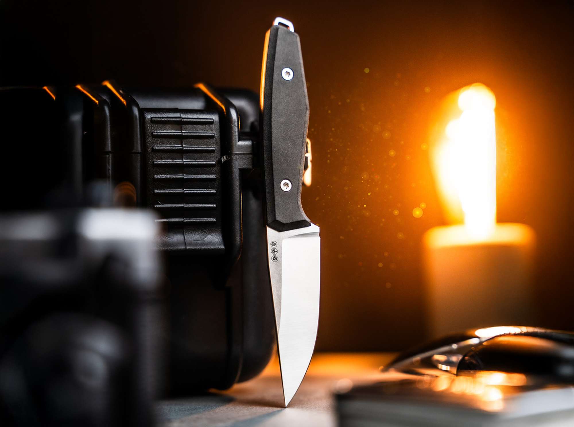 Böker Daily Knives AK1 Drop Point Mustard – Image 2