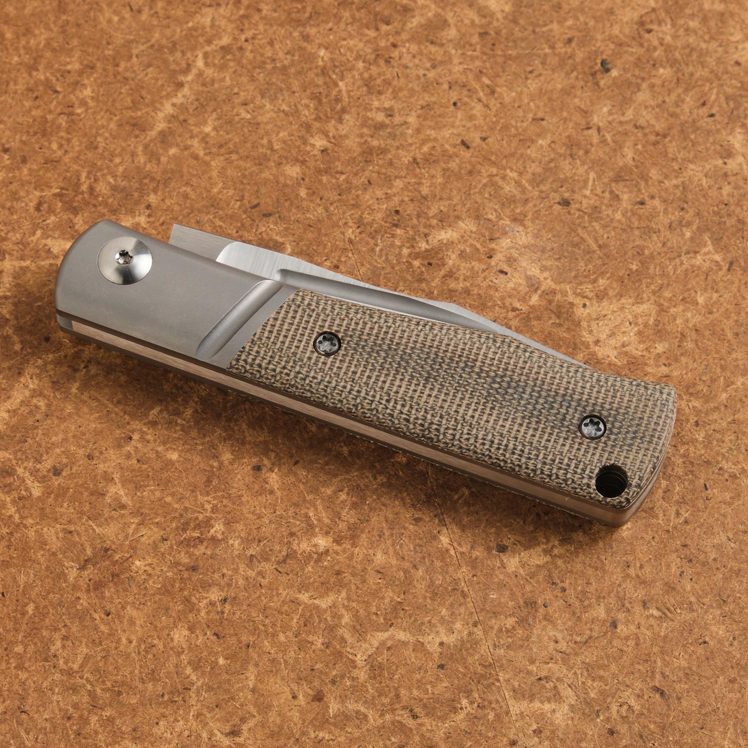 NotoriousEDC Kingpin Slipjoint OD Micarta / Satin Blade