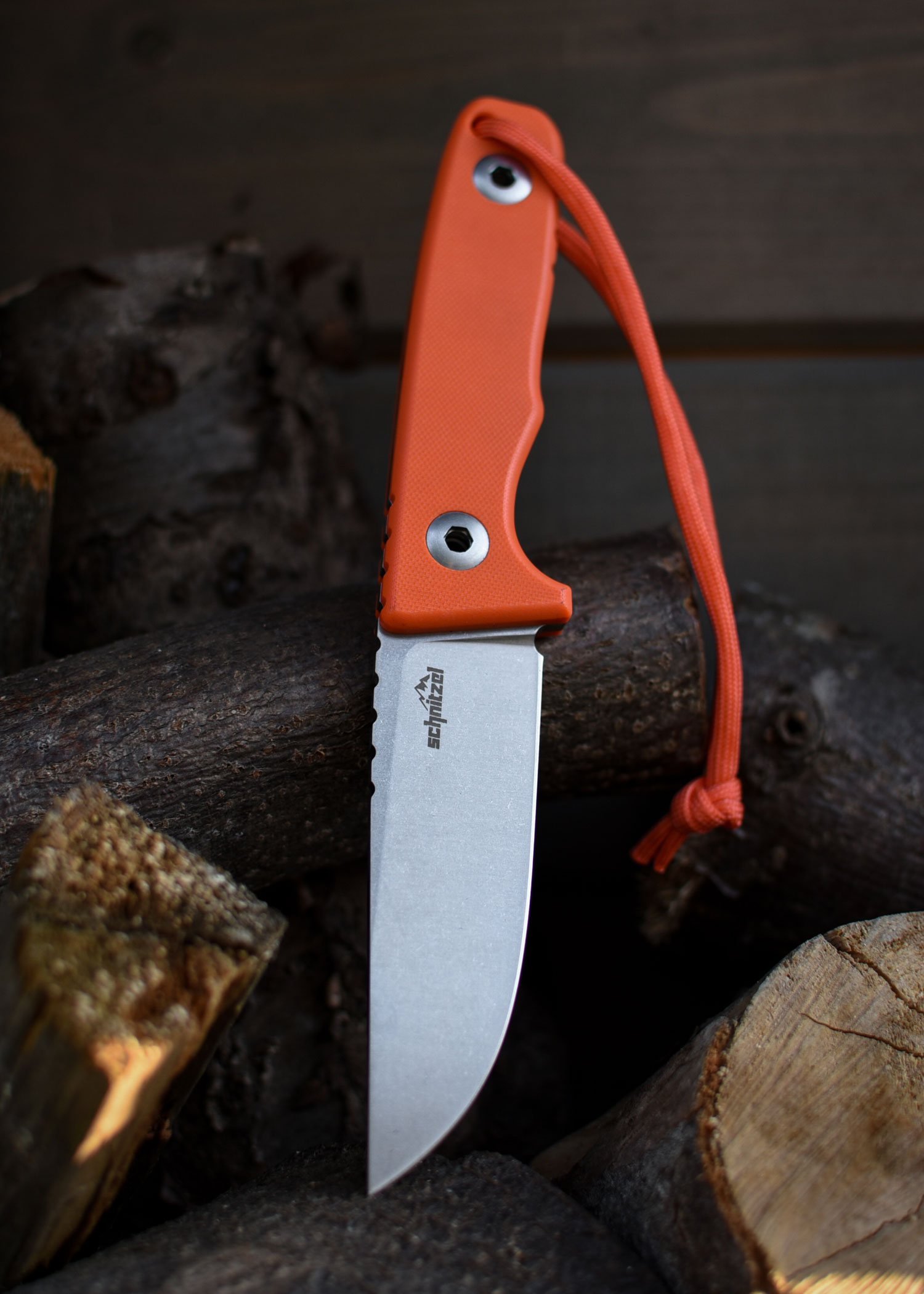 Schnitzel TRI orange Outdoor Knife