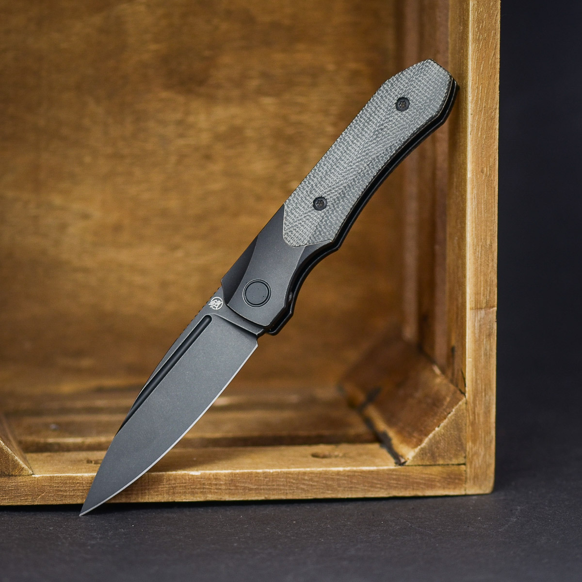 Griffin 1946 Slipjoint Micarta Black Klinge, Messer, Waffe, Dolch