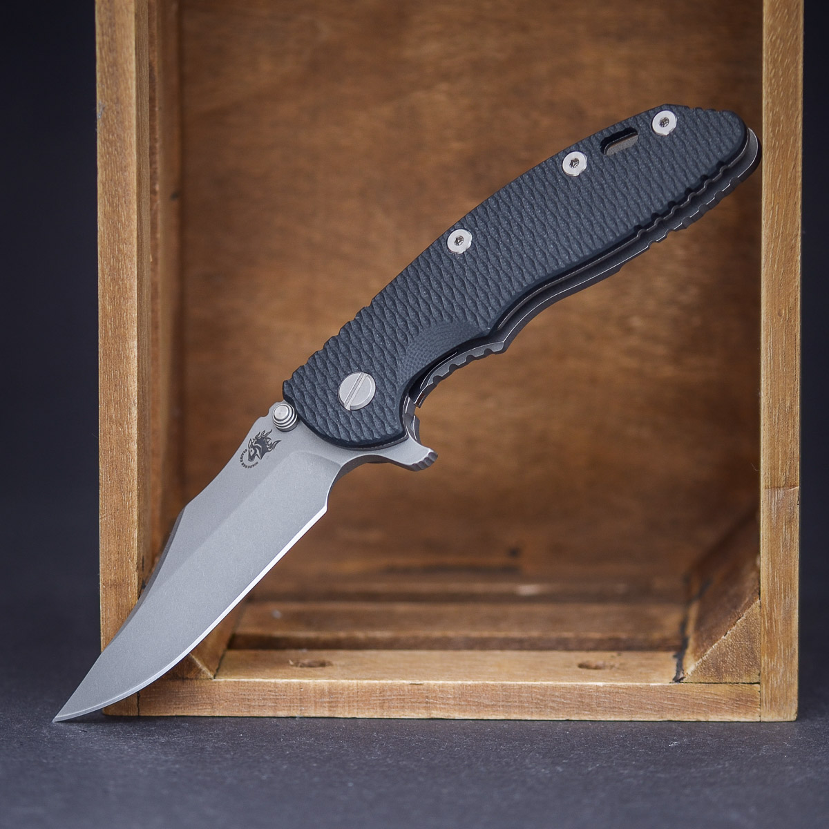 Rick Hinderer XM-18 3.5" Bowie - Working Finish