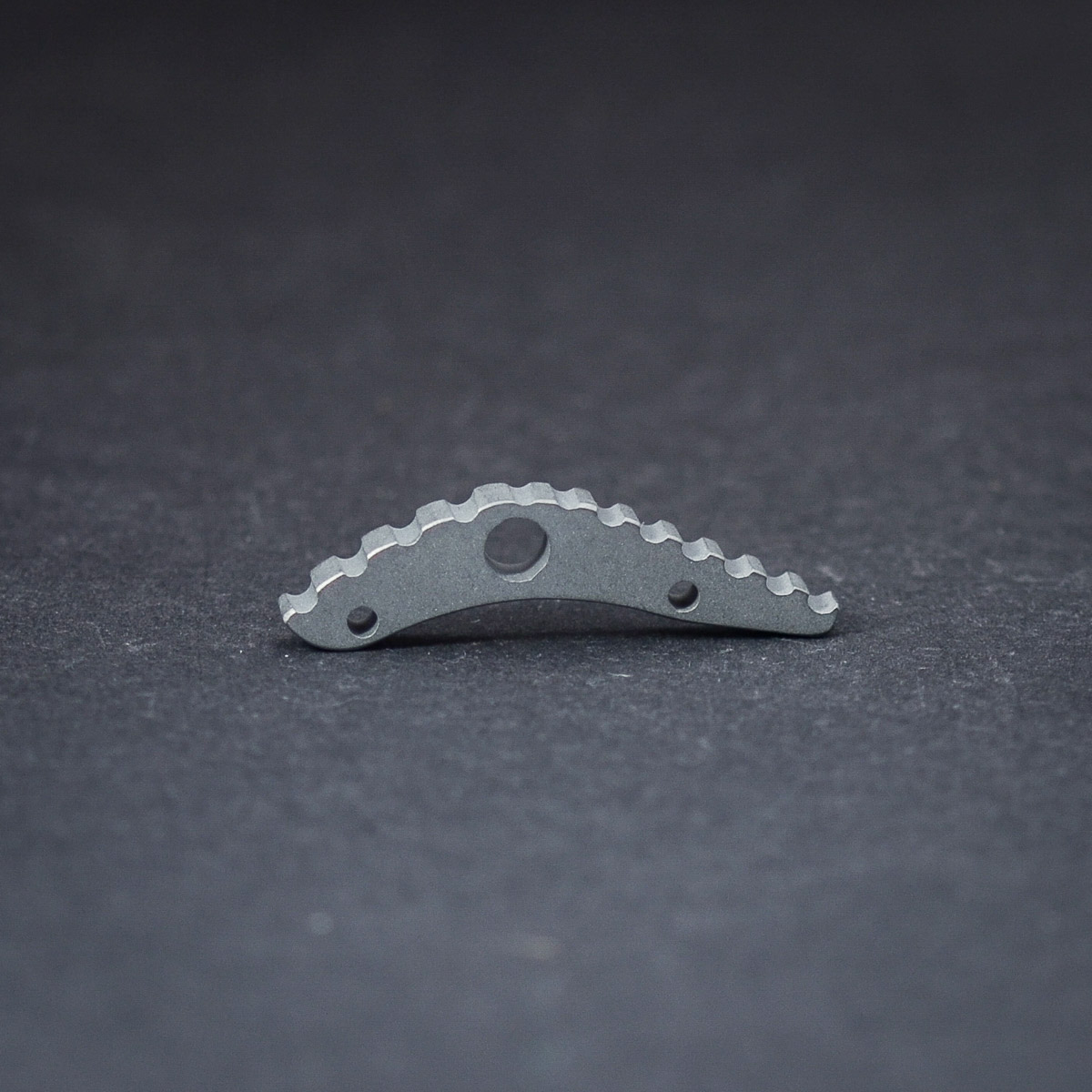 McNees Knives Backspacer for Mac2 3.5" Matte Stonewashed Geared McNees Knives Backspacer for Mac2 3.5" Matte Stonewashed Geared