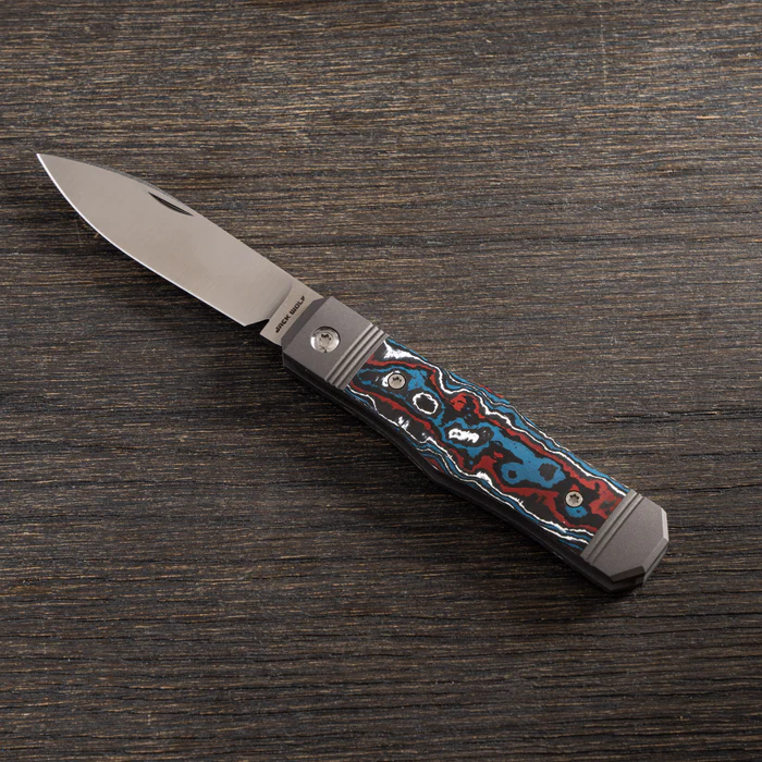 Jack Wolf Knives Vampire Jack CamoCarbon Pacific Blue Jack Wolf Knives Vampire Jack CamoCarbon Pacific Blue