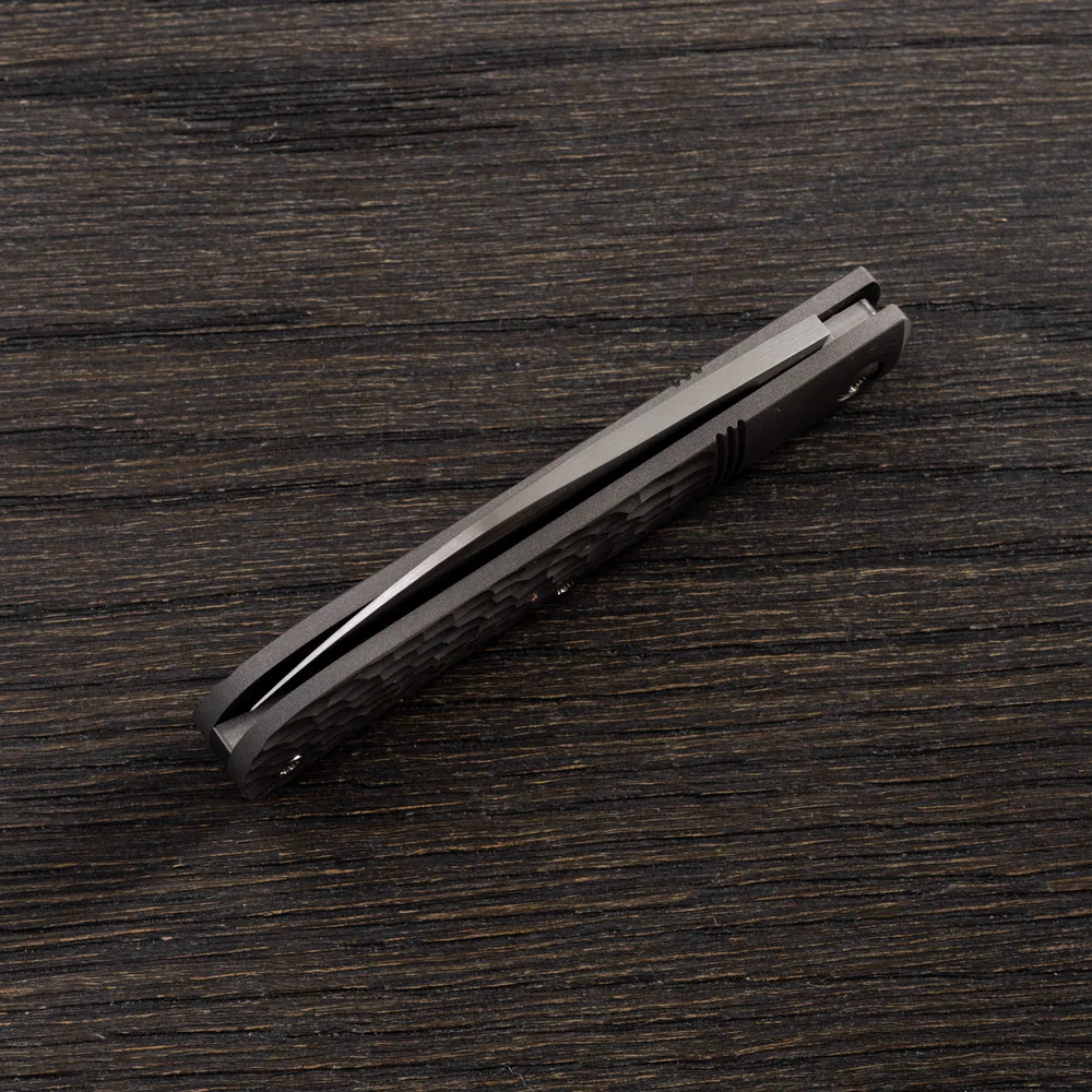 Jack Wolf Knives Laid Back Jack Titanium Jigged – Image 5