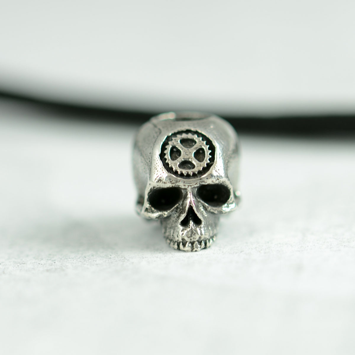 BeadSilberTempusFugit-2 Lanyard Bead Carpe Diem EDC Tempus Fugit