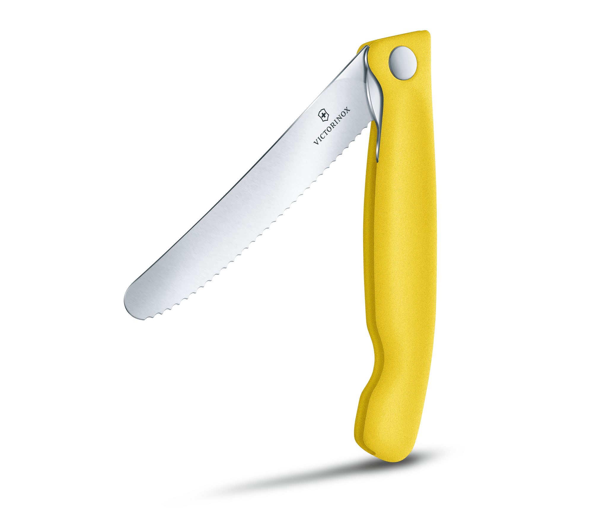 Victorinox Swiss Classic Faltbares Gemüsemesser glatt Gelb