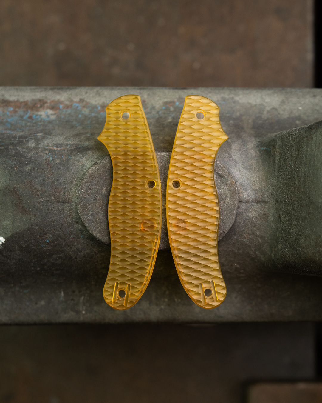 Cross Cut Ultem Schalen für UK Pen Knife – Image 2