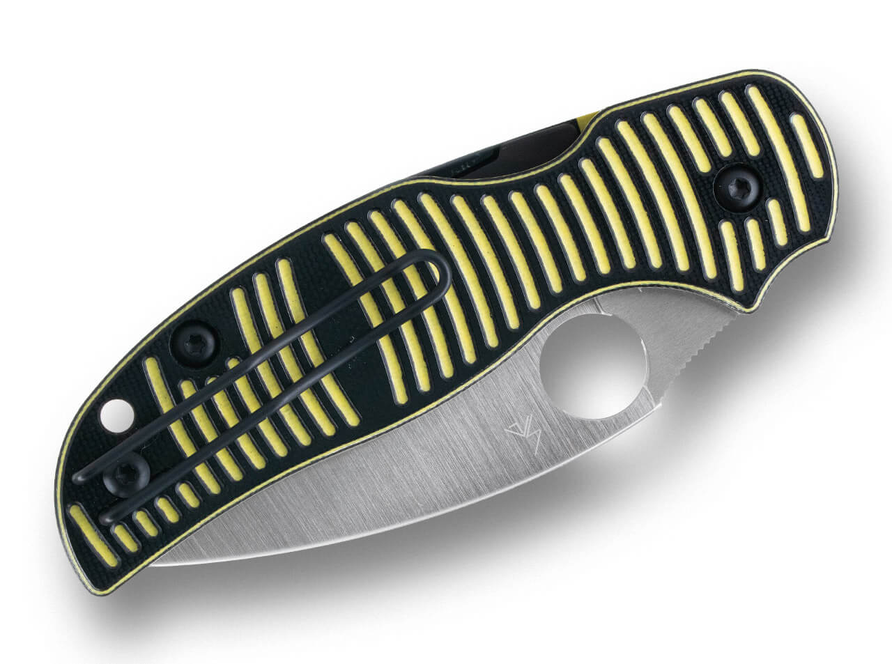 Spyderco Sage 5 Salt MagnaCut Yellow & Black G10 – Image 2