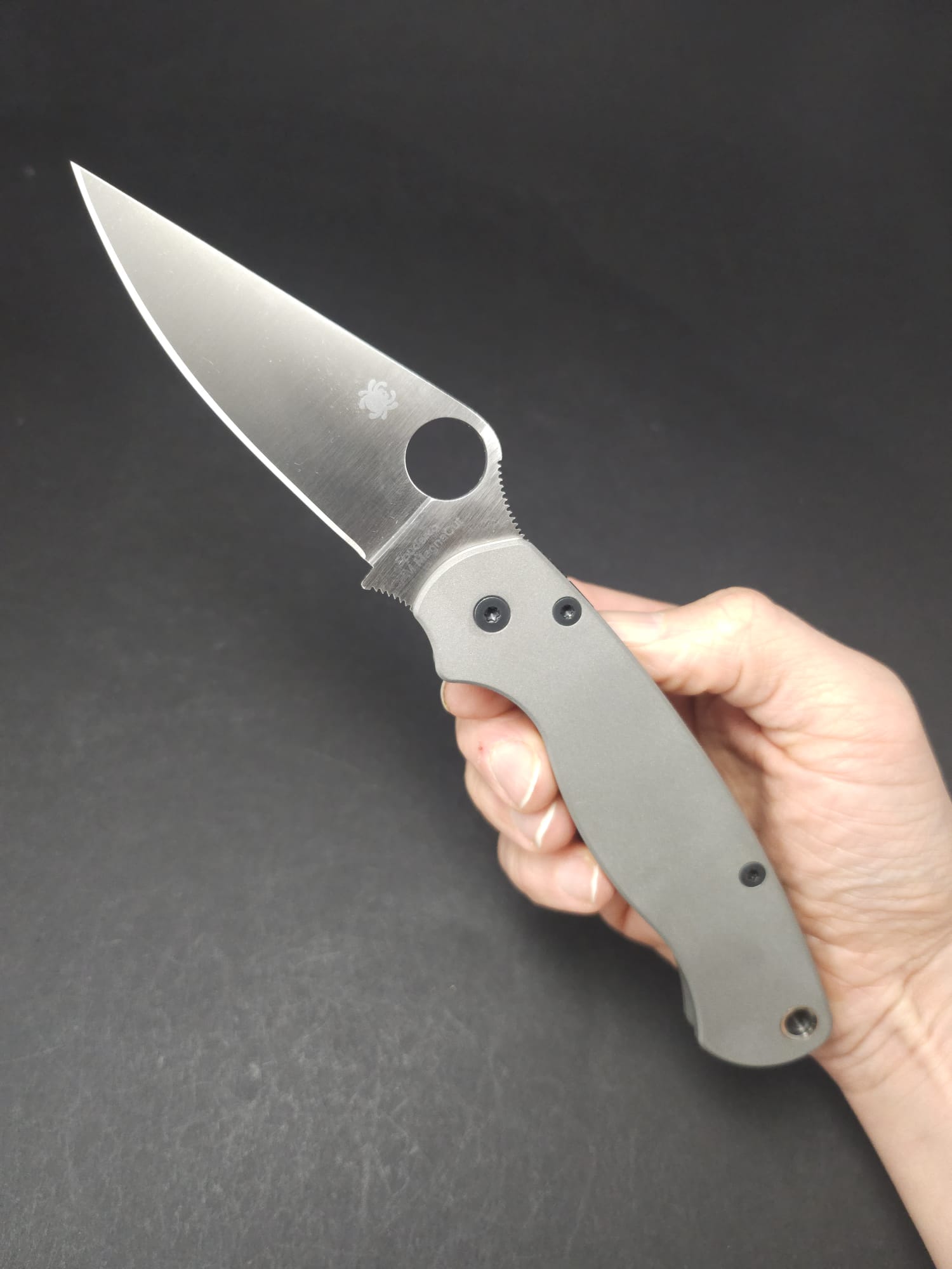 Spyderco Para Military 2 Salt Yellow/Black CPM Magnacut Klinge, Dolch, Messer, Waffe