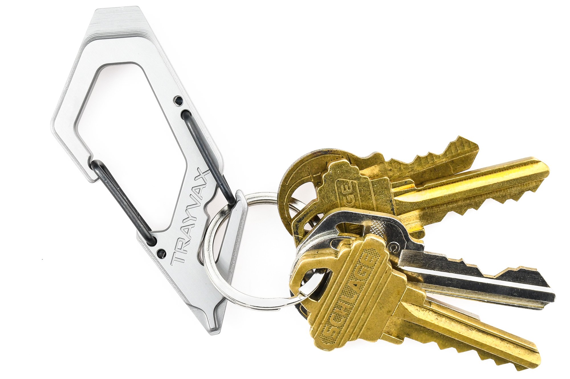 TalonWhiteBackgroundBeadBlasted2021_2000x-progressive Trayvax Talon Carabiner and Multi-Tool