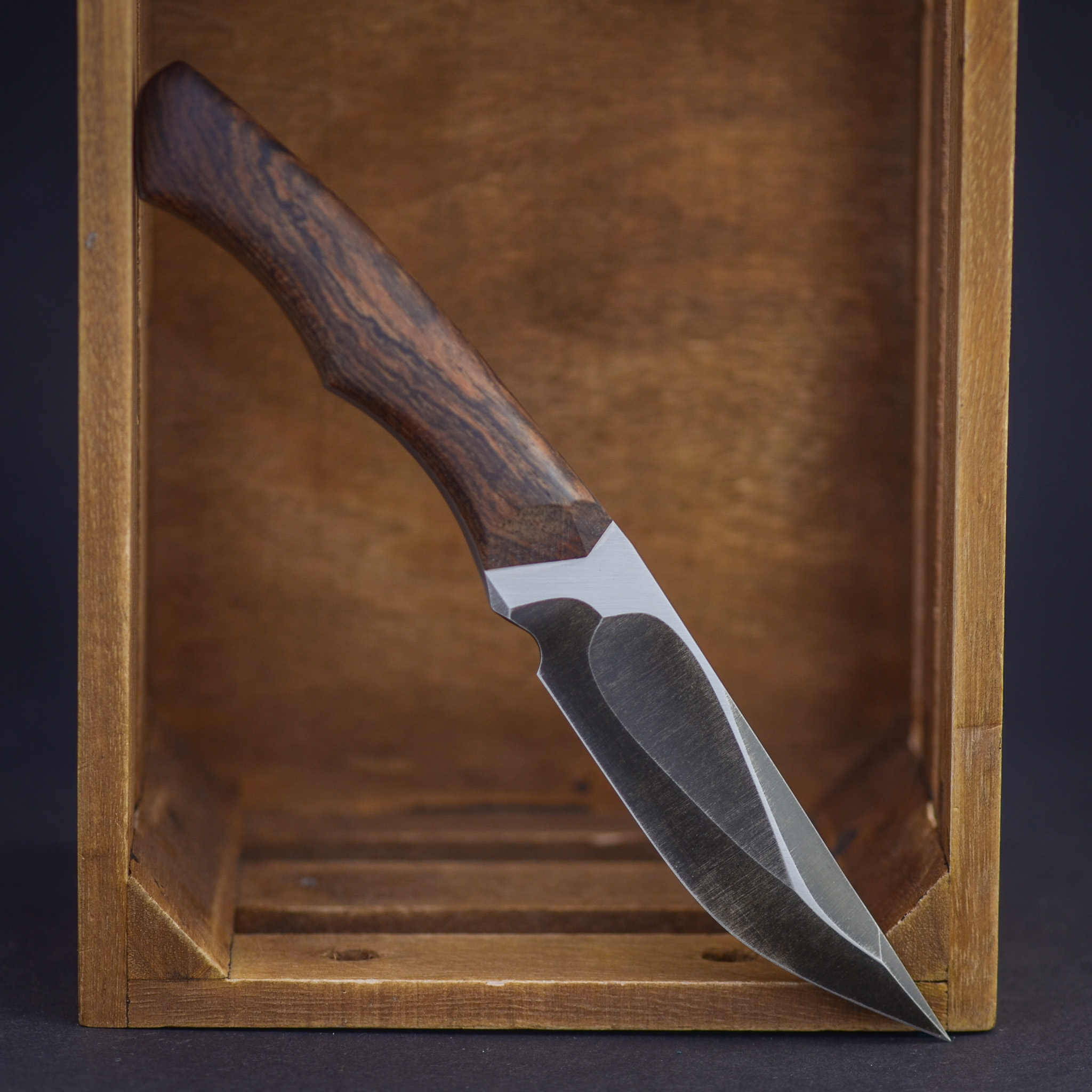 TNT Knives Custom Fixed Bocote 1.2510 – Bild 1