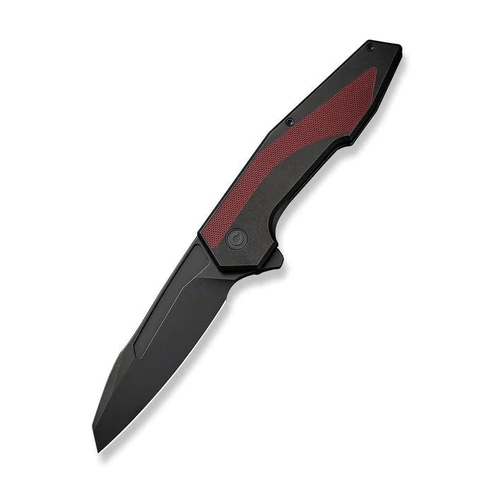 Civivi Hypersonic Black Steel With Burgundy G10 Inlay Civivi Hypersonic Black Steel With Burgundy G10 Inlay