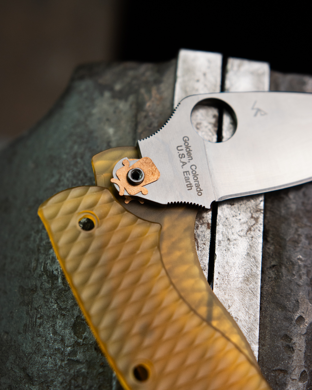 Cross Cut Ultem Schalen für UK Pen Knife – Image 3