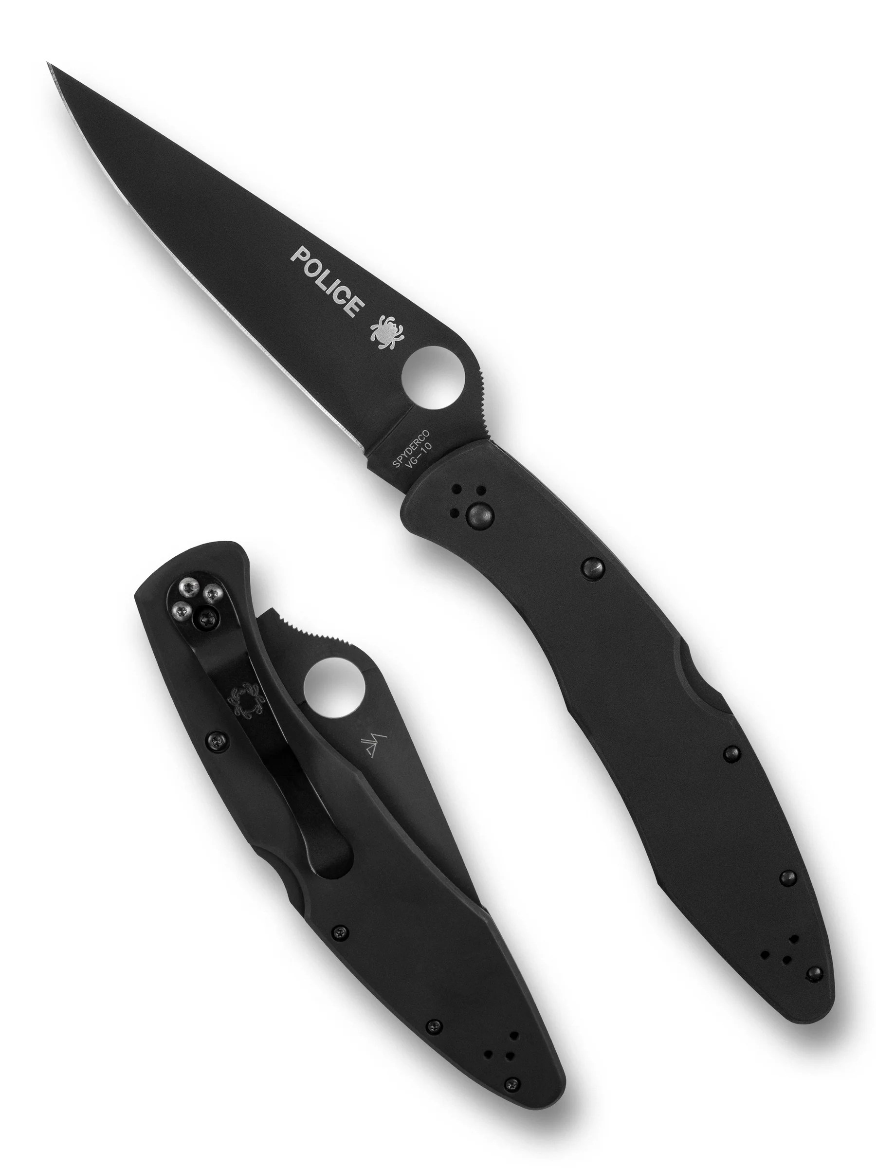 Spyderco Police 4 All Black