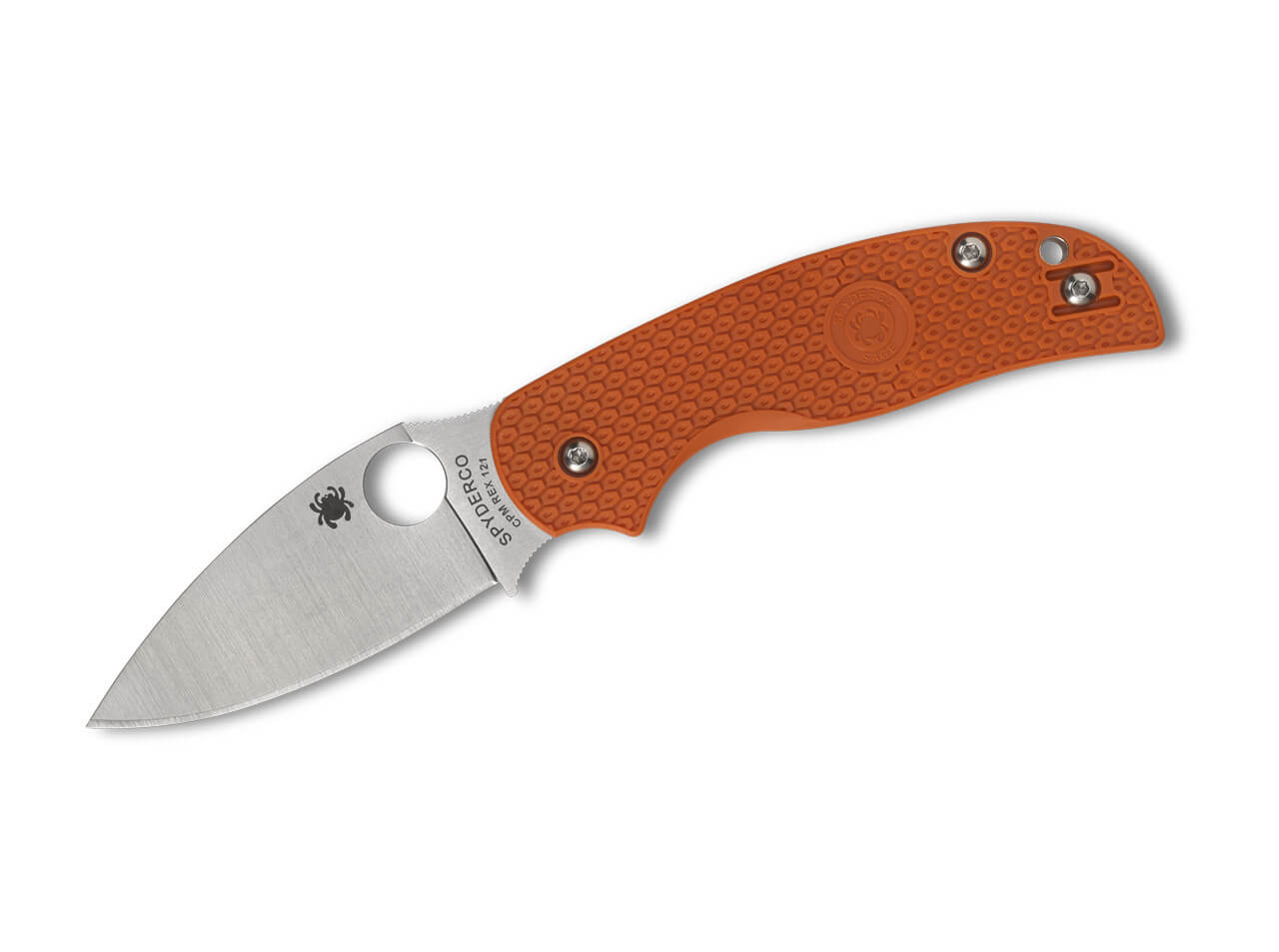 Spyderco Sage 5 Lightweight CPM REX 121 FRN Burnt Orange PlainEdge 