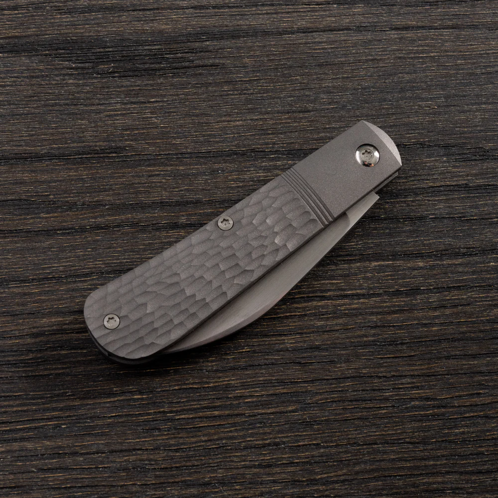 Jack Wolf Knives Laid Back Jack Titanium Jigged – Image 3