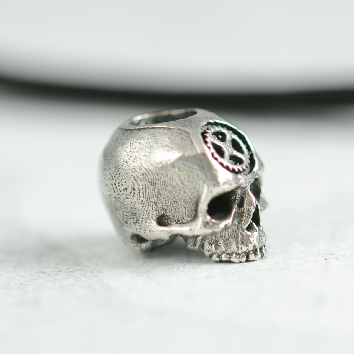 BeadSilberTempusFugit-4 Lanyard Bead Carpe Diem EDC Tempus Fugit