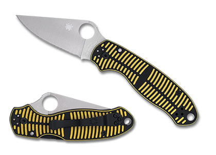 Spyderco Para 3 Salt Black G10 CPM Magnacut Black Blade Klinge, Dolch, Messer, Waffe