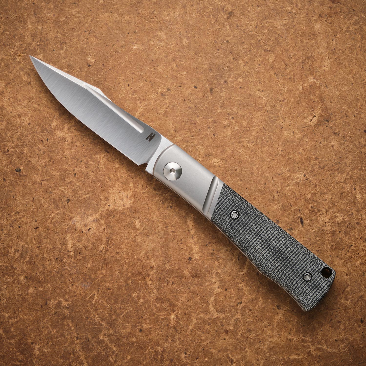 NotoriousEDC Kingpin Slipjoint Black Micarta / Satin Blade NotoriousEDC Kingpin Slipjoint Black Micarta / Satin Blade
