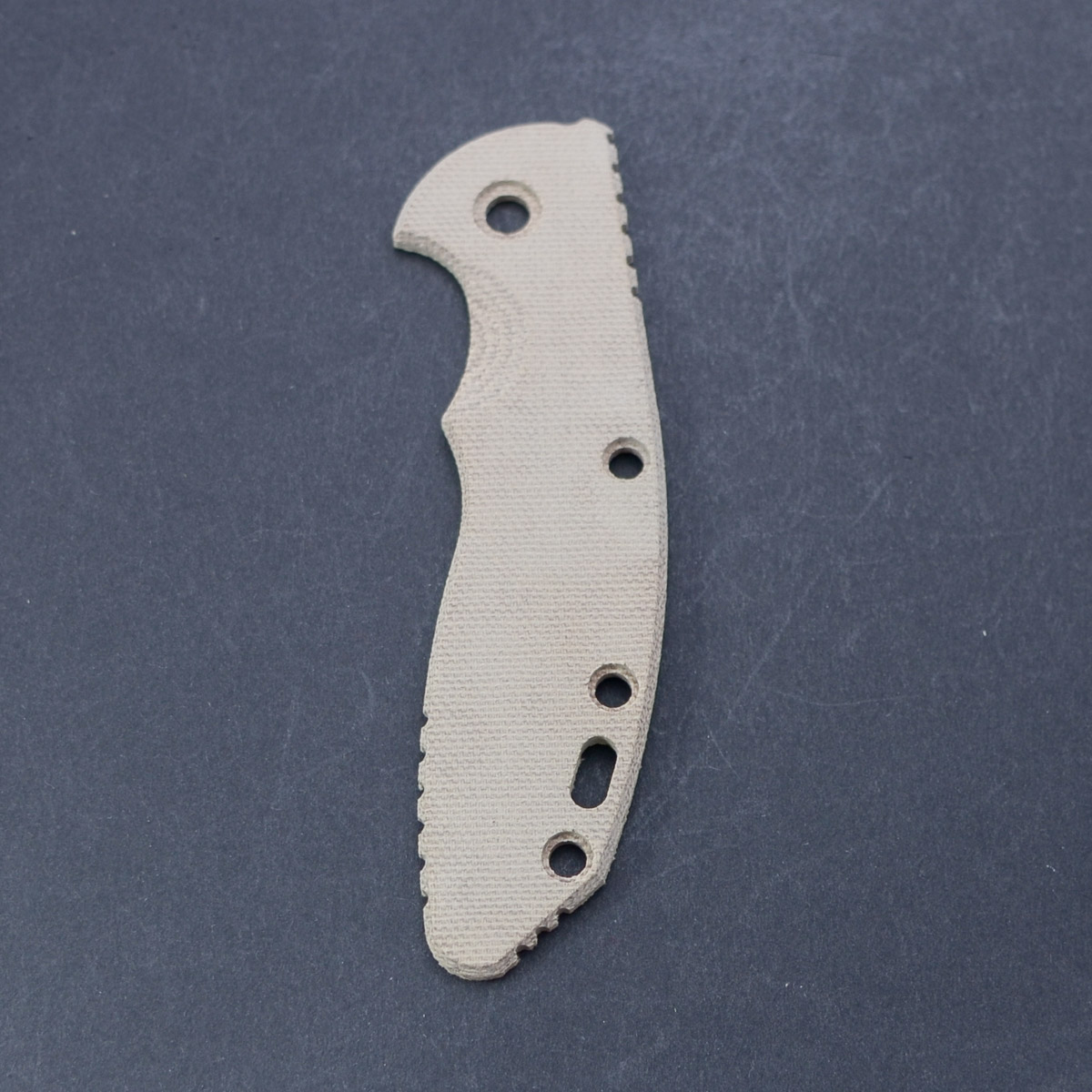 Rick Hinderer XM18 3.5" Scales Canvas Micarta textured Klinge, Messer, Waffe, Dolch