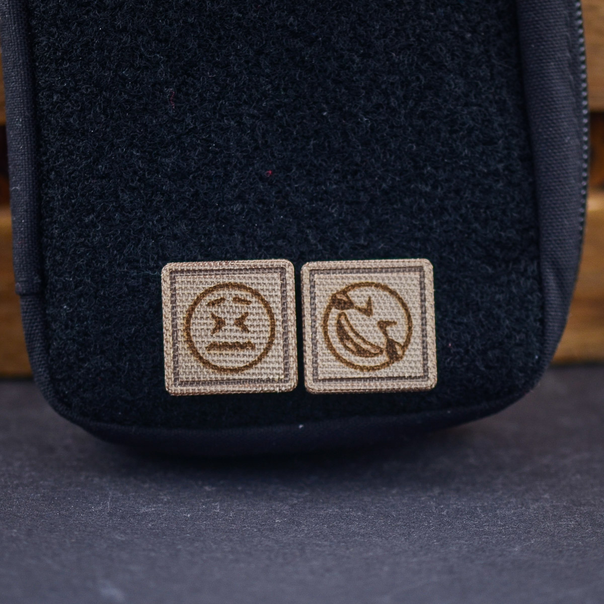 Micarta Good Day / Bad Day Patch Set