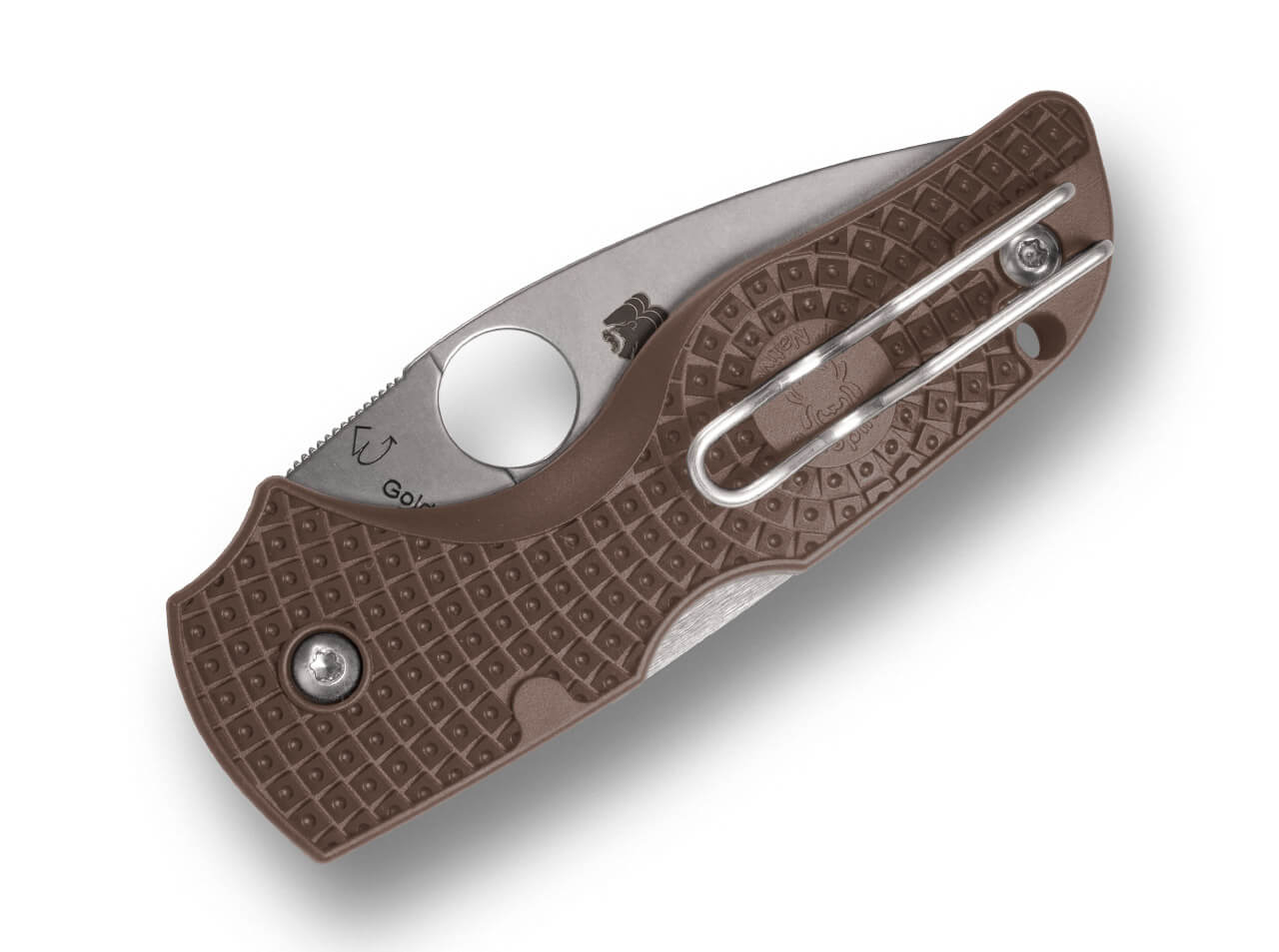 Spyderco Lil' Native Lightweight CPM 15V Brown FRN – Image 1