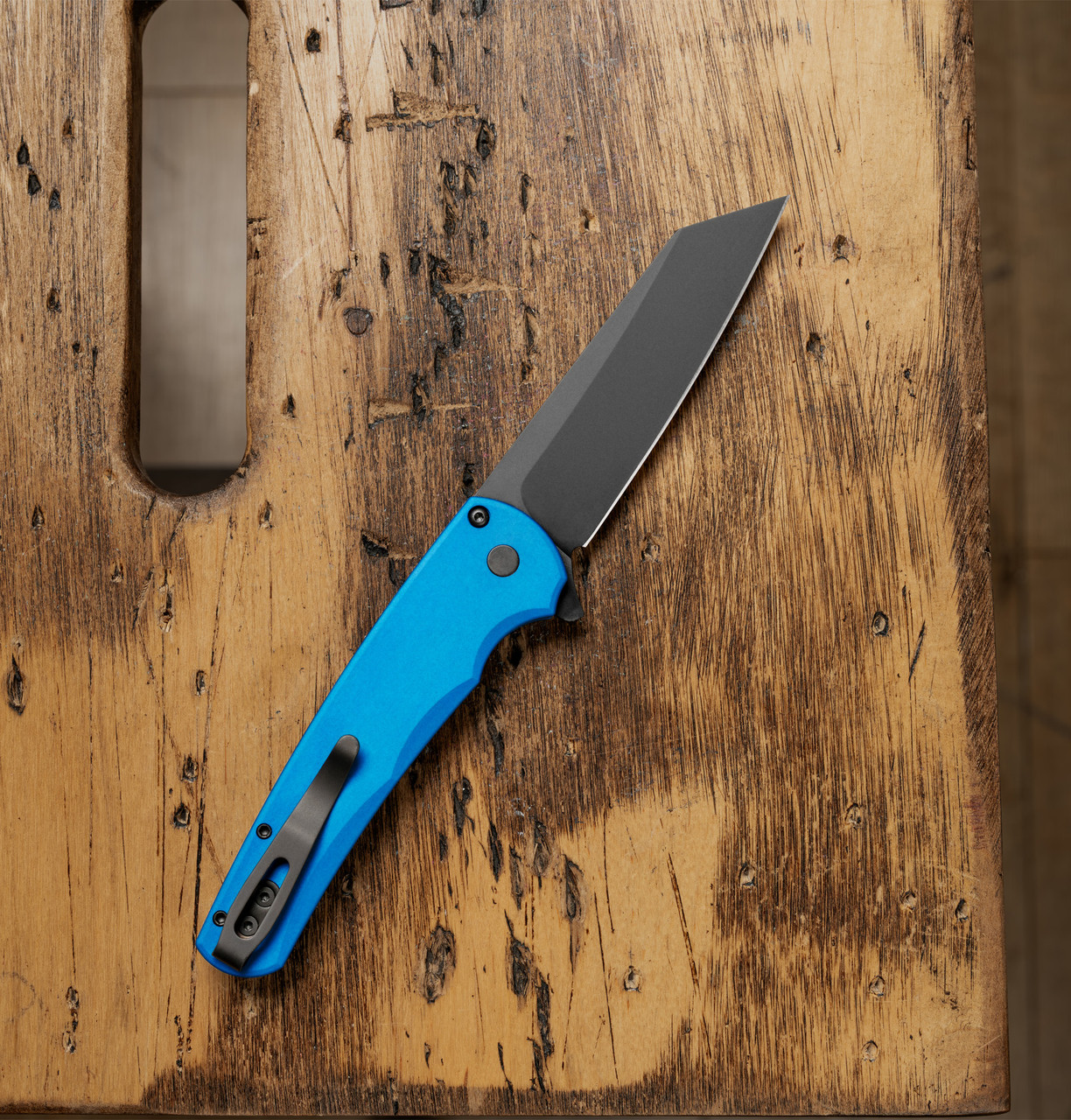 Pro-Tech Malibu Reverse Tanto Blue – Image 4