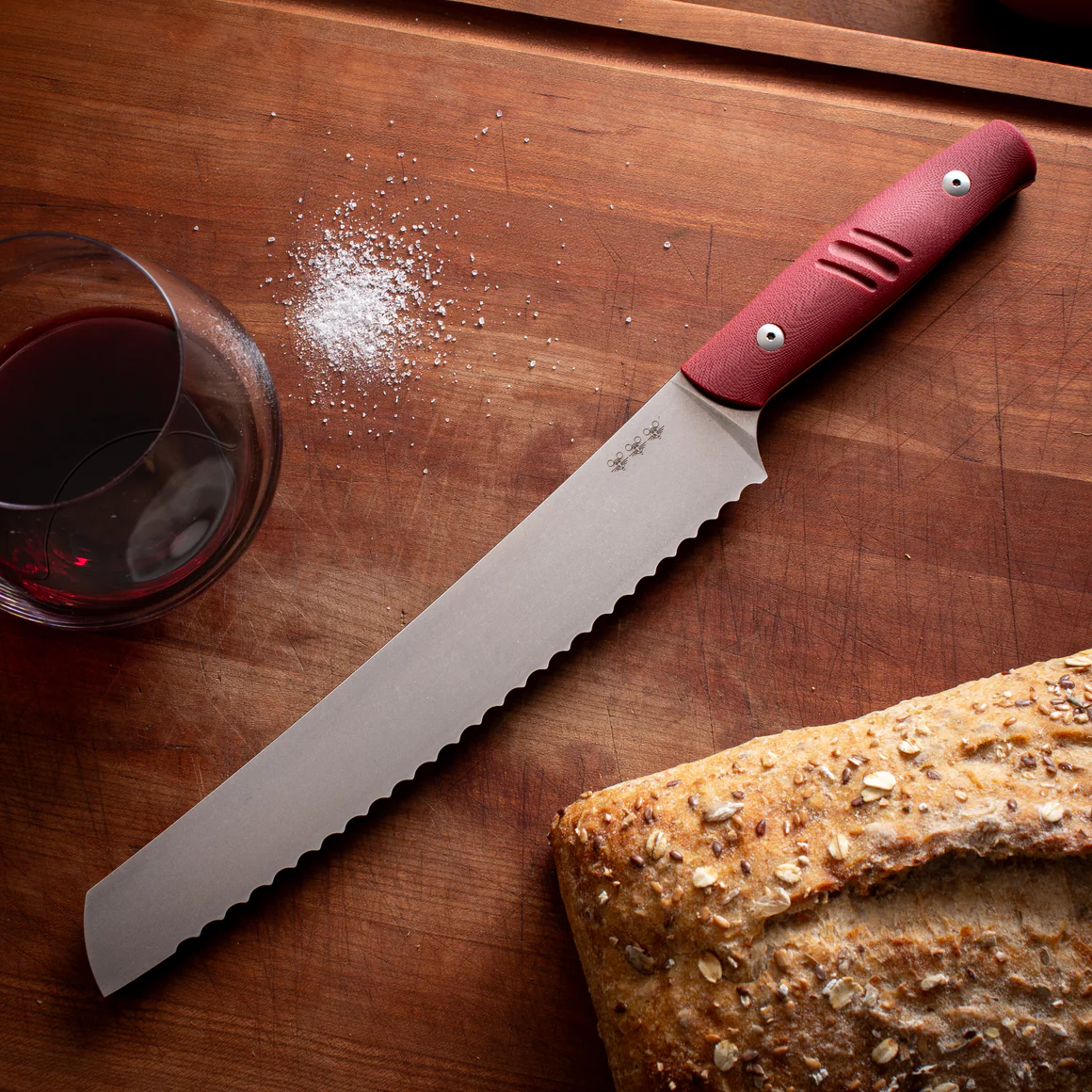 GiantMouse Bread Knife Red G10 MAXI  – Bild 3