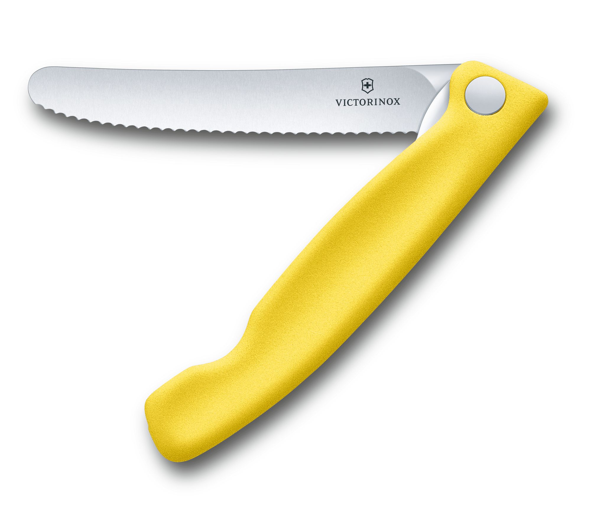 Victorinox Swiss Classic Faltbares Gemüsemesser glatt Gelb 