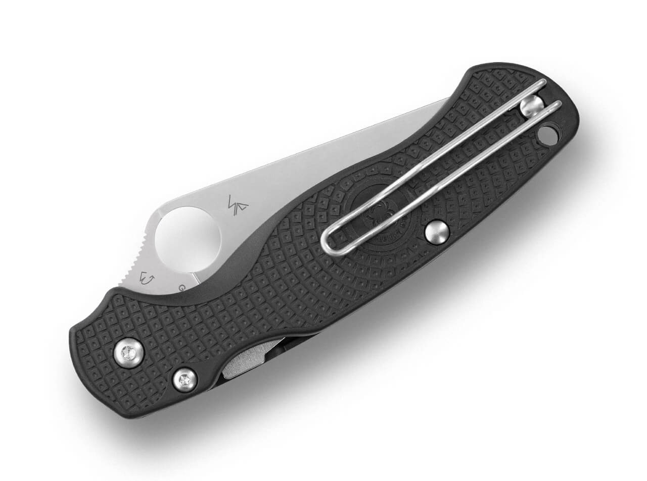 Spyderco Para Military 2 Lightweight CTS BD1N Black FRN PlainEdge – Image 1