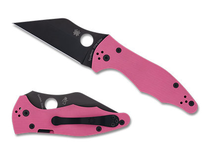 Yojumbo Pink G10 Black Blade Sprint Run Klinge, Waffe, Dolch, Messer, Rasiermesser
